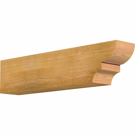 Ekena Millwork Ridgewood Rough Sawn Rafter Tail, Western Red Cedar, 6"W x 8"H x 36"L RFT06X08X36RID00RWR
